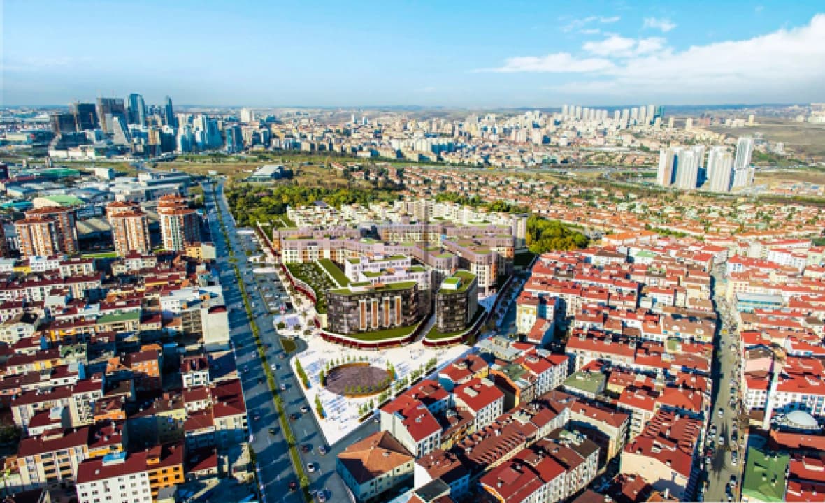 Esenyurt area in Istanbul