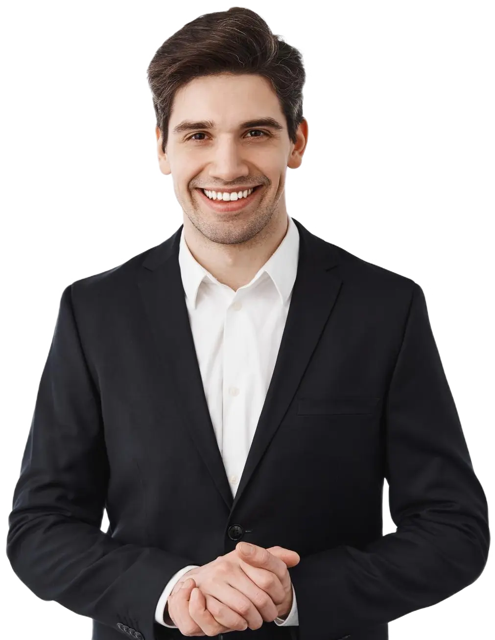 man welcoming you to contact us